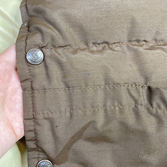 Vintage Stearns Reversible Tan Brown Goose Down Puffer Vest Size Medium 80s - Picture 11 of 11